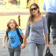 Sarah Jessica Parker emmène son fils à l'école. New York le 14 septembre 2012.