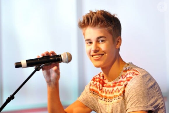 Justin Bieber à Francfort, le 11 septembre 2012.