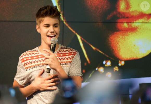 Justin Bieber à Francfort le 11 septembre 2012.