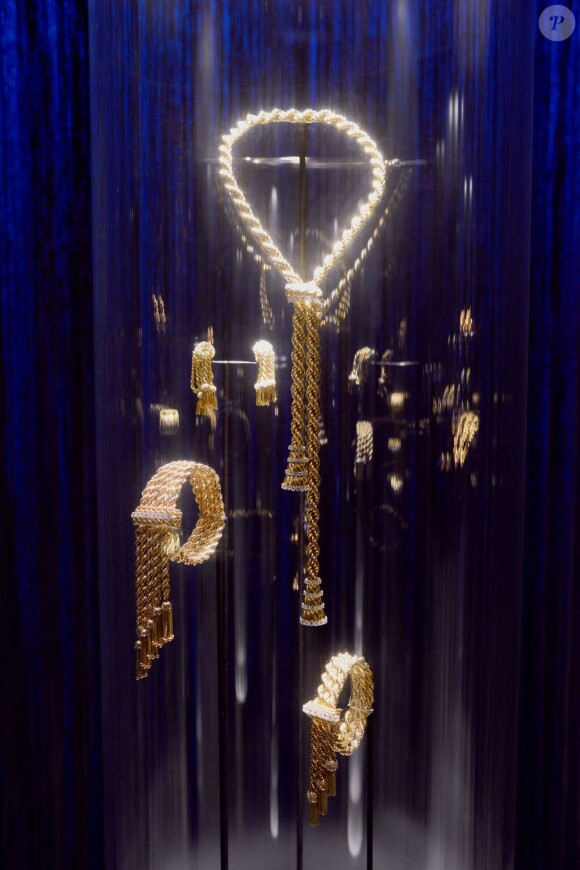 Image de l'exposition Van Cleef & Arpels au Musée des Arts décoratifs de Paris, lors du vernissage le 18 septembre 2012