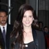Lana Del Rey arrive au concert privée qu'elle a donné pour H&M à New York, le 19 septembre 2012.