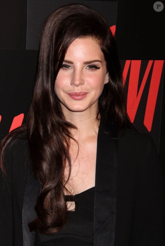 L'égérie Lana Del Rey à la soirée H&M à New York, le 19 septembre 2012.