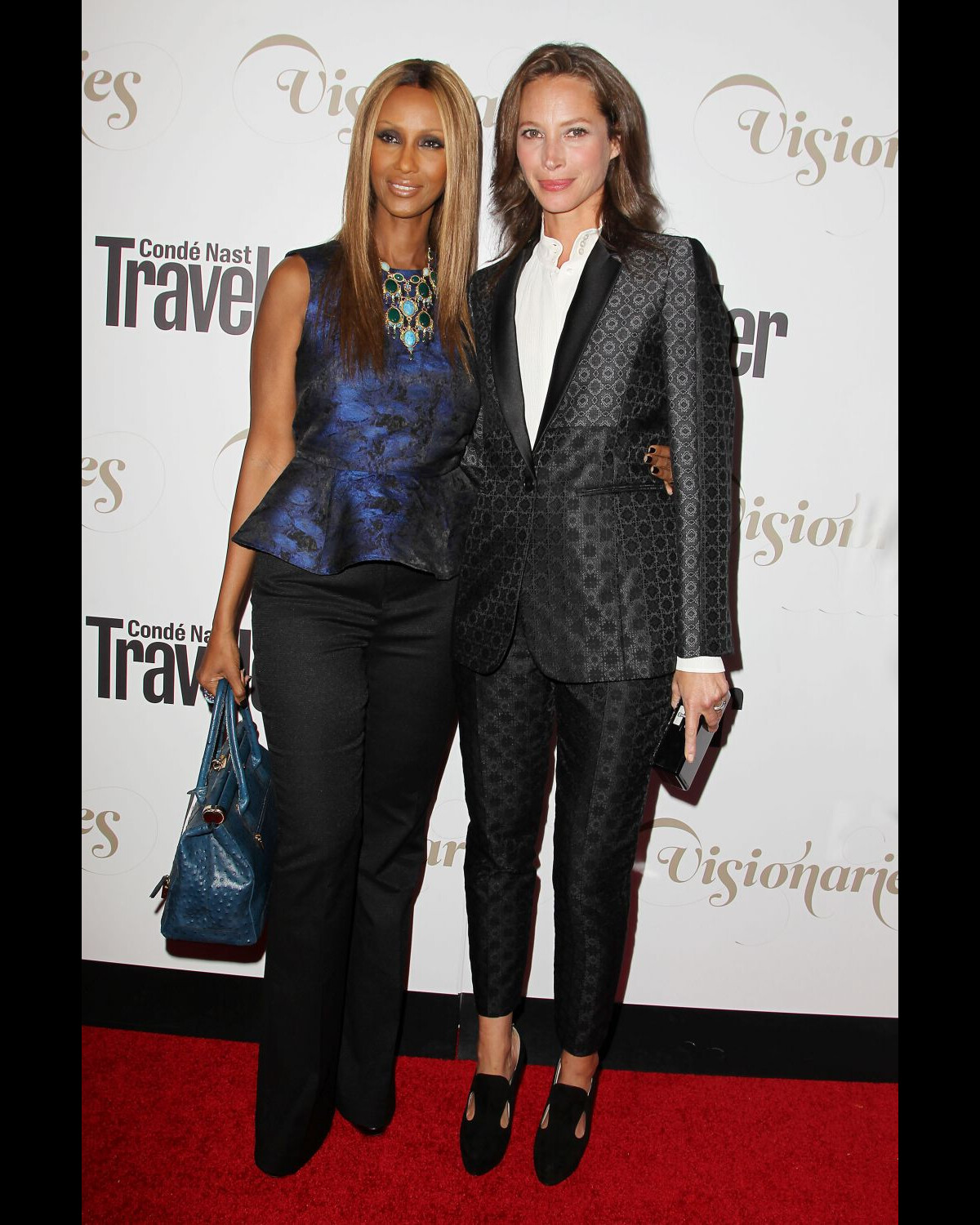 Photo Les Deux Ex Top Models Iman Et Christy Turlington Burns