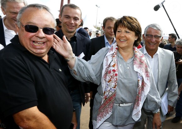 Martine Aubry à La Rochelle le 24 août 2012.