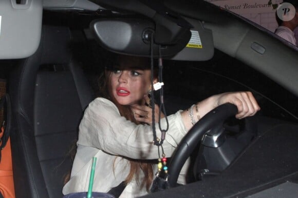 Lindsay Lohan à Los Angeles, le 21 juillet 2012.