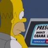 Homer vote dans Les Simpsons - septembre 2012.