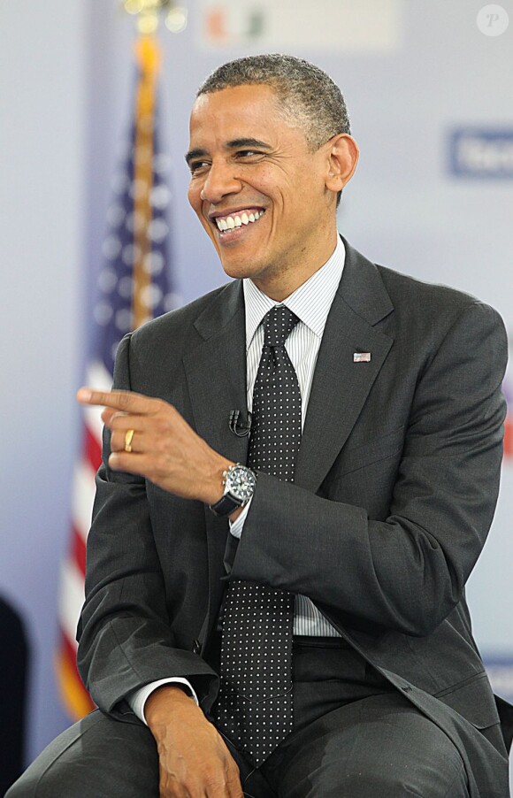 Barack Obama à Miami le 20 septembre 2012.