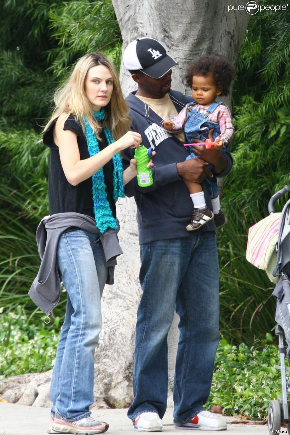 Harold Perrineau et sa femme Brittany avec leur fille Wynter Aria en