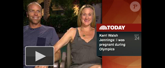 Kerri Walsh Jennings, avec son mari Casey, a confié dans l'émission Today le 24 septembre 2012 qu'elle était enceinte lors des JO de Londres, où elle a remporté la médaille d'or en beach-volley.