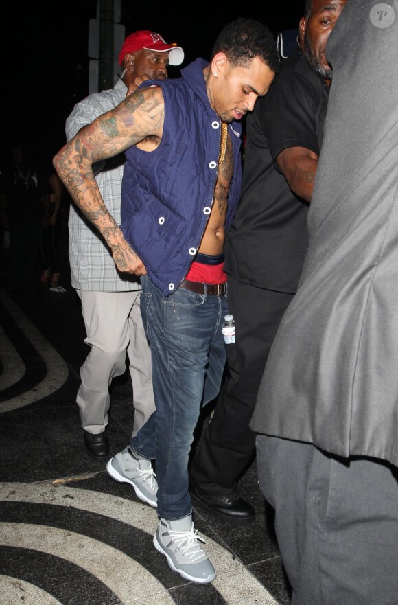 Chris Brown à West Hollywood, le 20 septembre 2012.