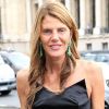 Anna Dello Russo arrive au Grand Palais pour assister au défilé de mode Carven printemps-été 2013. Paris, le 27 septembre 2012.