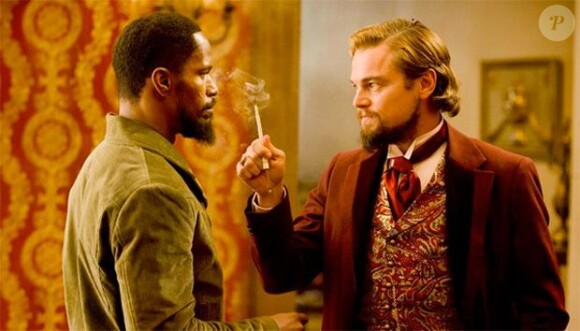 Leonardo DiCaprio et Jamie Foxx dans Django Unchained de Quentin Tarantino, en salles le 16 janvier 2013.
