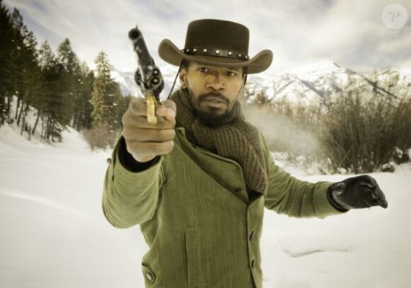 Jamie Foxx dans Django Unchained de Quentin Tarantino, en salles le 16 janvier 2013.