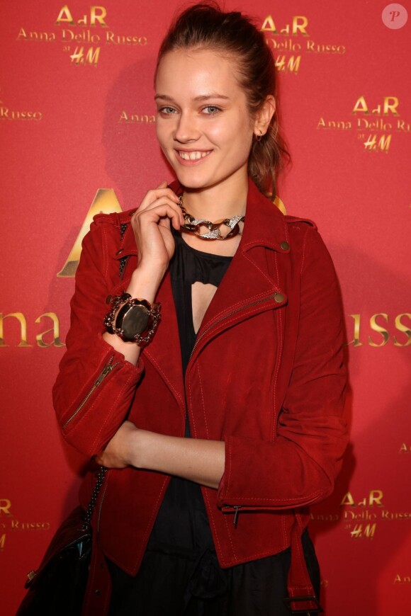 JAC arrive à la soirée "H&M Anna Dello Russo" au Paradis Latin à Paris, le 27 septembre 2012.