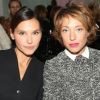 Virginie Ledoyen et Laura Smet assistent au défilé prêt-à-porter de Christian Dior printemps-été 2013. Paris, le 28 septembre.