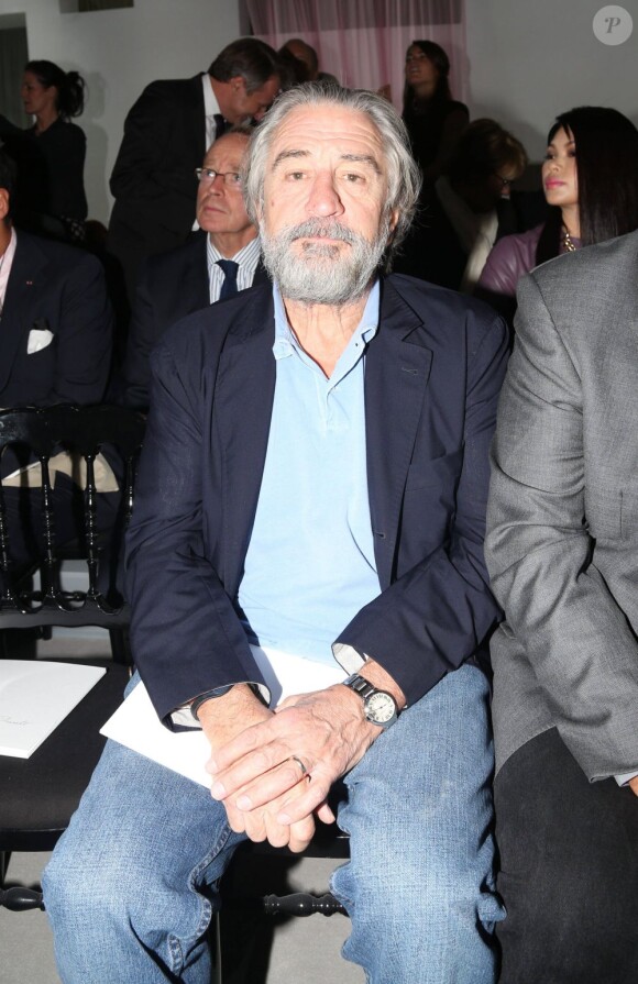 Robert de Niro assiste au défilé prêt-à-porter de Christian Dior printemps-été 2013. Paris, le 28 septembre.