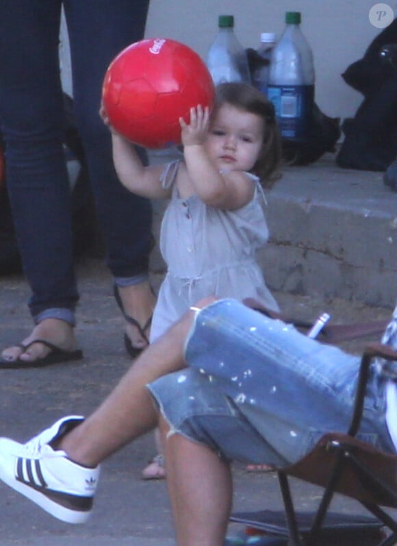 Harper, benjamine de la fratrie Beckham, le samedi 29 septembre 2012 à Los Angeles.