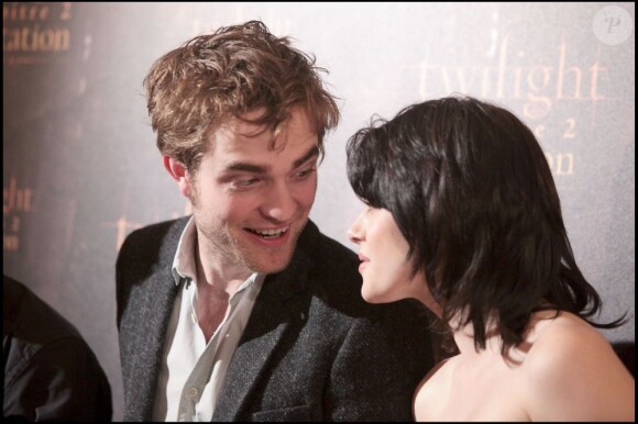 Kristen Stewart et Robert Pattinson en novembre 2009.