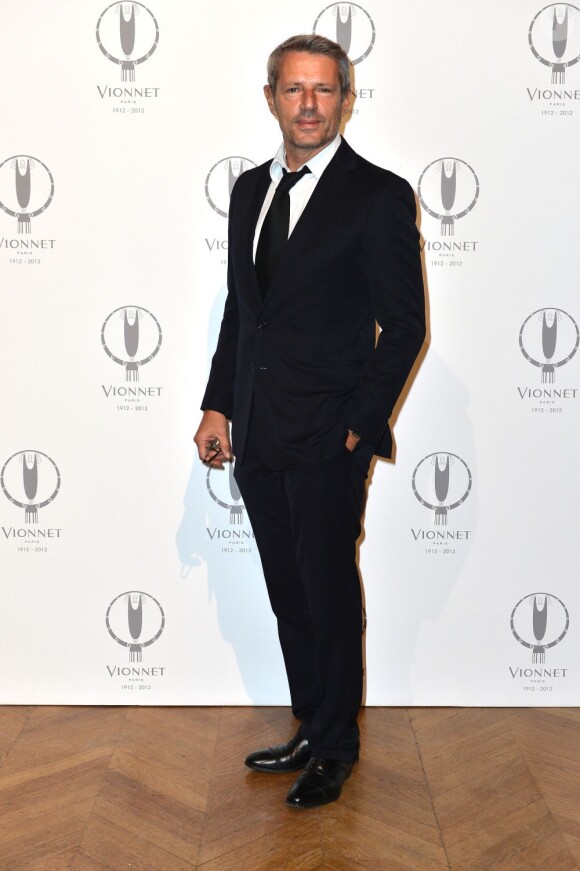 Lambert Wilson assiste à la soirée anniversaire de Vionnet à l'hôtel Salomon de Rothschild. Paris, le 30 septembre 2012.