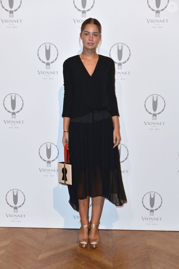 Marie-Ange Casta assiste à la soirée anniversaire de Vionnet à l'hôtel Salomon de Rothschild. Paris, le 30 septembre 2012.