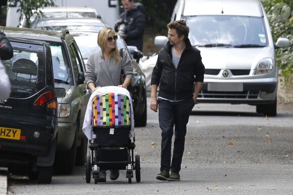 Matthew Bellamy de Muse et sa fiancée Kate Hudson fin 2011