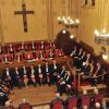 Le prince Albert II de Monaco le 1er octobre 2012 lors de la rentrée solennelle des cours et tribunaux de la principauté.
