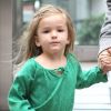 Jennifer Garner emmène le petit Samuel chez le médecin en compagnie de Seraphina toujours aussi mignonne, le 5 octobre 2012 à Los Angeles