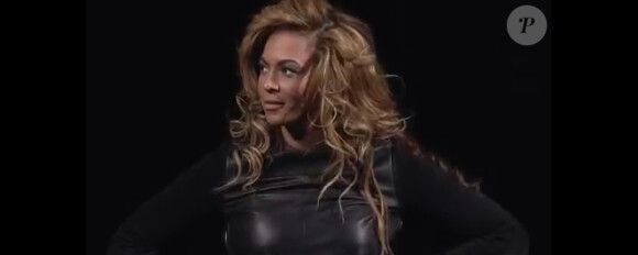 Beyoncé sur la scène du Barclays Center à Brooklin (New York), le samedi 6 octobre 2012.