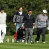 Carlos Tevez et Sergio Agüero en pleine partie de golf à Manchester, le 4 octobre 2012.