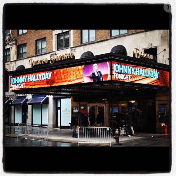 Le Beacon Theatre à New York où Johnny Hallyday se produisait dimanche 7 octobre 2012.