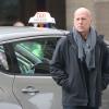 Bruce Willis sur le tournage de Red 2 à Paris le 10 octobre 2012