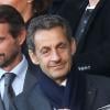 Nicolas Sarkozy lors du match PSG-Sochaux au Parc des Princes, le 29 septembre 2012