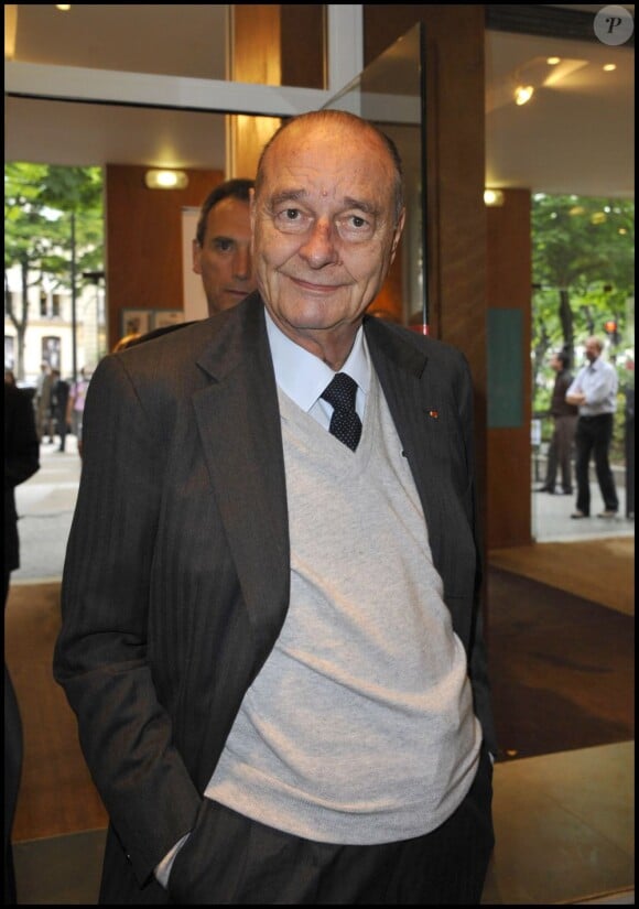 Jacques Chirac lors du gala de la Fondation Culture et Diversité au théâtre du Rond point à Paris le 30 mai 2011