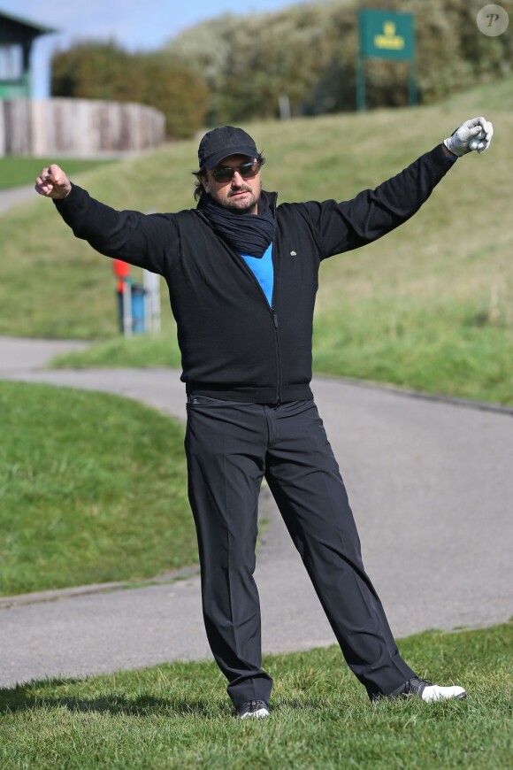 Henri Leconte lors du Trophée Novotel des Personnalités qui se disputait sur l'Albatros au Grand National à Saint-Quentin-en-Yvelines les 12 et 13 octobre 2012