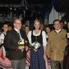 Le prince Albert de Monaco, parrain de l'événement, et la princesse Charlene de Monaco inauguraient dimanche 14 octobre 2012 la 7e édition de l'Oktoberfest en principauté, au Café de Paris et en habits traditionnels bavarois.