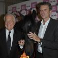 André Dussollier et Denis Brogniart lors des Trophées Epona 2012 à Cabourg le 13 octobre 2012