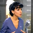 Rachida Dati sur le plateau de BFM TV, invitée de Jean-Jacques Bourdin, le   15 octobre 2012.