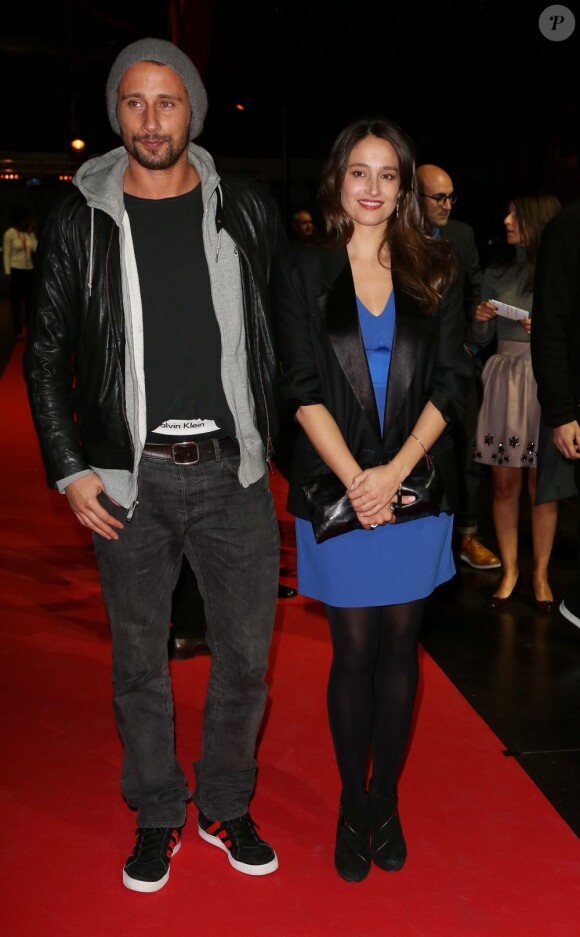Matthias Schoenaerts et Marie Gillain lors de la cérémonie d'ouverture du Festival Lumière de Lyon avec la projection de L'Epouvantail le 15 octobre 2012