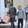 Helena Christensen est allée chercher son fils Mingus à la sortie de l'école à New York le 17 octobre 2012.