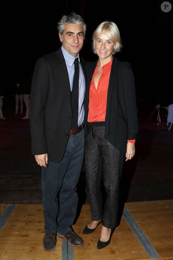 Vanessa Bruno et Frank Elbaz au Bal Jaune, organisé par la Fondation d'Entreprise Ricard à l'occasion de la FIAC, à Paris, le 19 octobre 2012.