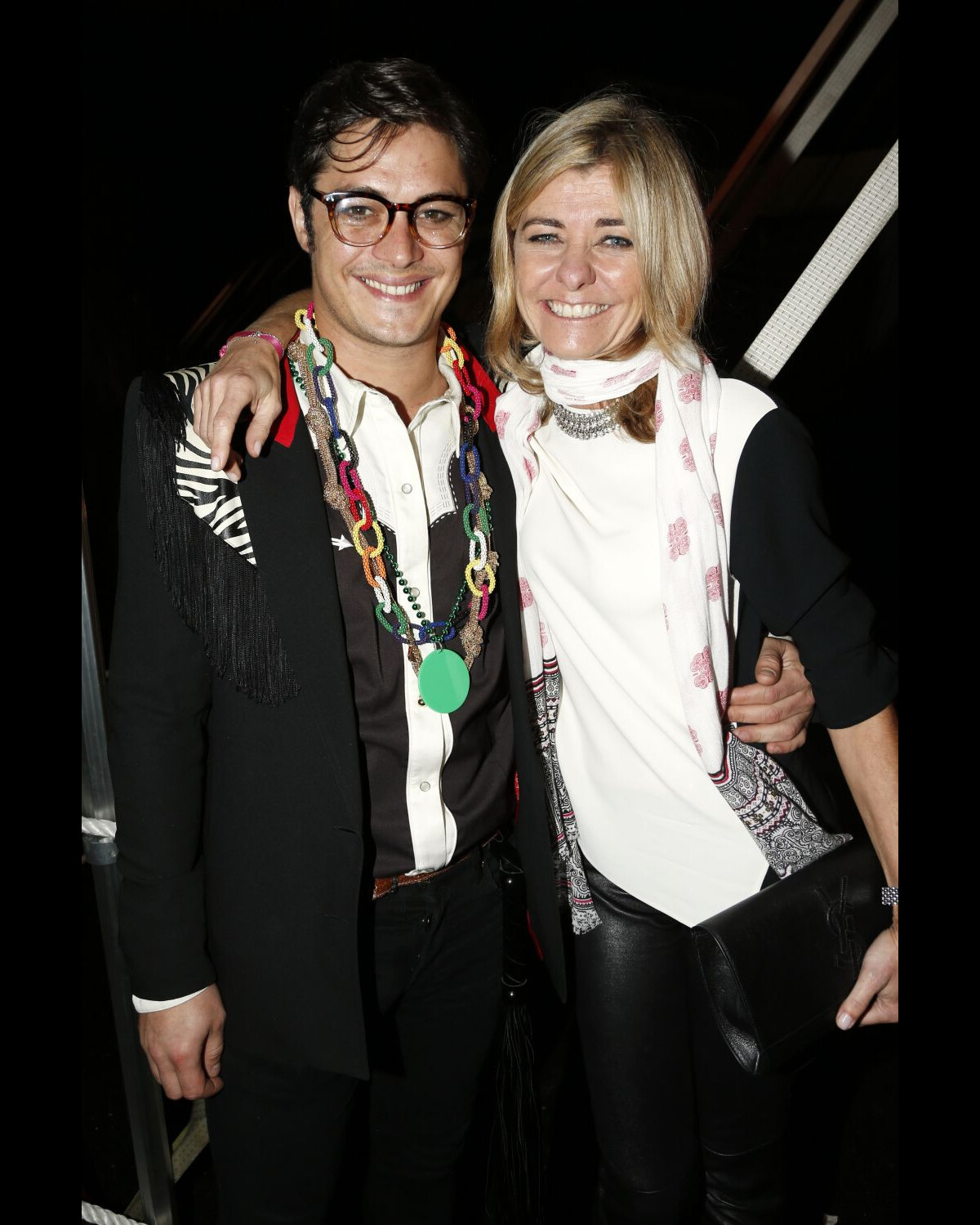 Photo : Aurélien Viik et Pascale Ricard au Bal Jaune, organisé par la ...