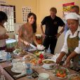  La princesse Marie de Danemark visitant le Cambodia Women's Crisis Center (CWCC), au Cambodge, le 11 octobre 2012, lors de sa visite officielle du 9 au 12 en sa qualité de marraine de DanChurchAid. 