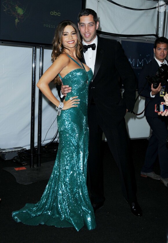 Sofia Vergara et Nick Loeb le 24 septembre 2012 à Los Angeles.
