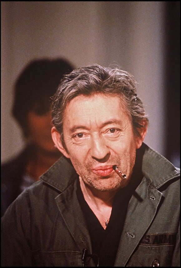 Serge Gainsbourg à Paris en 1989.
