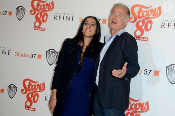 L'acteur Franck Dubosc et Danièle à l'avant-première du film Stars 80 à Paris, le 19 octobre 2012.