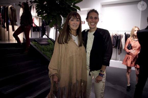 Babeth Djian à la soirée d'ouverture de la nouvelle boutique Isabel Marant, avenue Victor Hugo à Paris