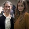 Isabel Marant inaugure sa nouvelle boutique parisienne avenue Victor Hugo aux côtés de Marie-Ange Casta.