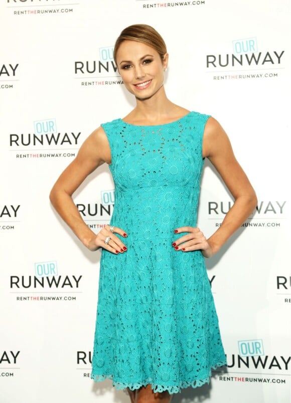 Stacy Keibler a participé à la soirée de lancement The Runway "Our Runway" le 24 octobre 2012 à New York.