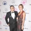 George Clooney et sa compagne Stacy Keibler lors du Carousel of Hope Gala 2012 à Los Angeles le 2 octobre 2012.
