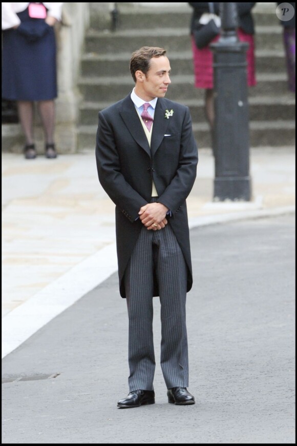 James Middleton au mariage de William et Kate le 29 avril 2011.